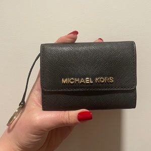 Michael Kors Saffiano Leather mini wallet